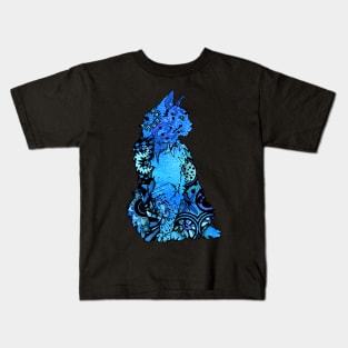 Geometric Cat Kids T-Shirt